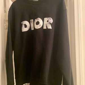 Oversized sweatshirt with 3D DIOR and  Arsham Logo